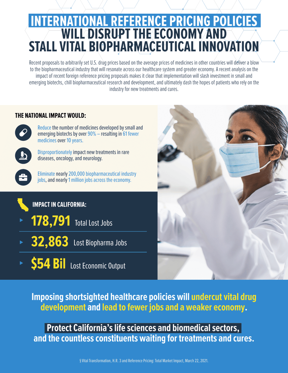 ChronicCarePA's tweet photo. Had #HR3 been implemented, Americans would not have been able to receive the #COVID19 vaccine as quickly as we are now. @POTUS @SpeakerPelosi, including #referencepricing in the recent #infrastructurepackage could harm patients and biopharmaceutical innovation in the long-run. https://t.co/4y7Ec73ARm