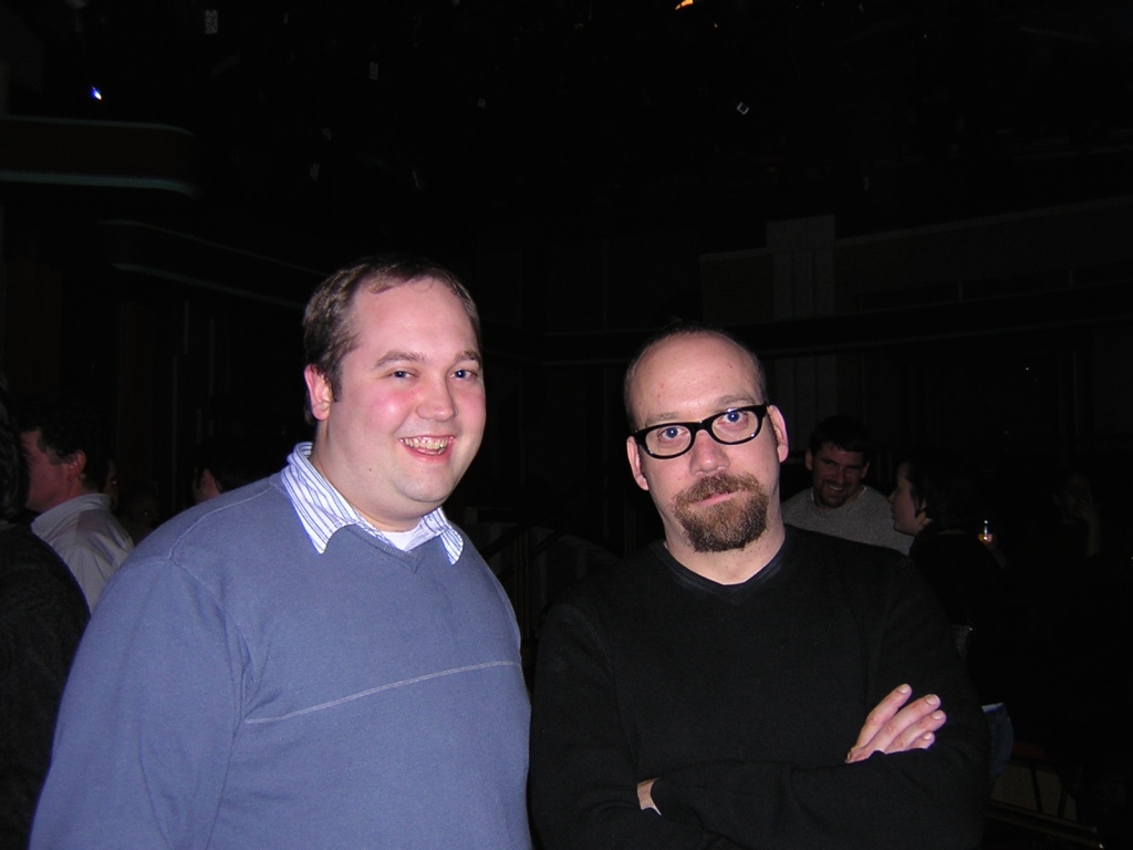 When Paul Giamatti hosted, he loved all my skit ideas. Even though my "Baker who is allergic to bread-skit" got cut, you can tell he still loved working with me.