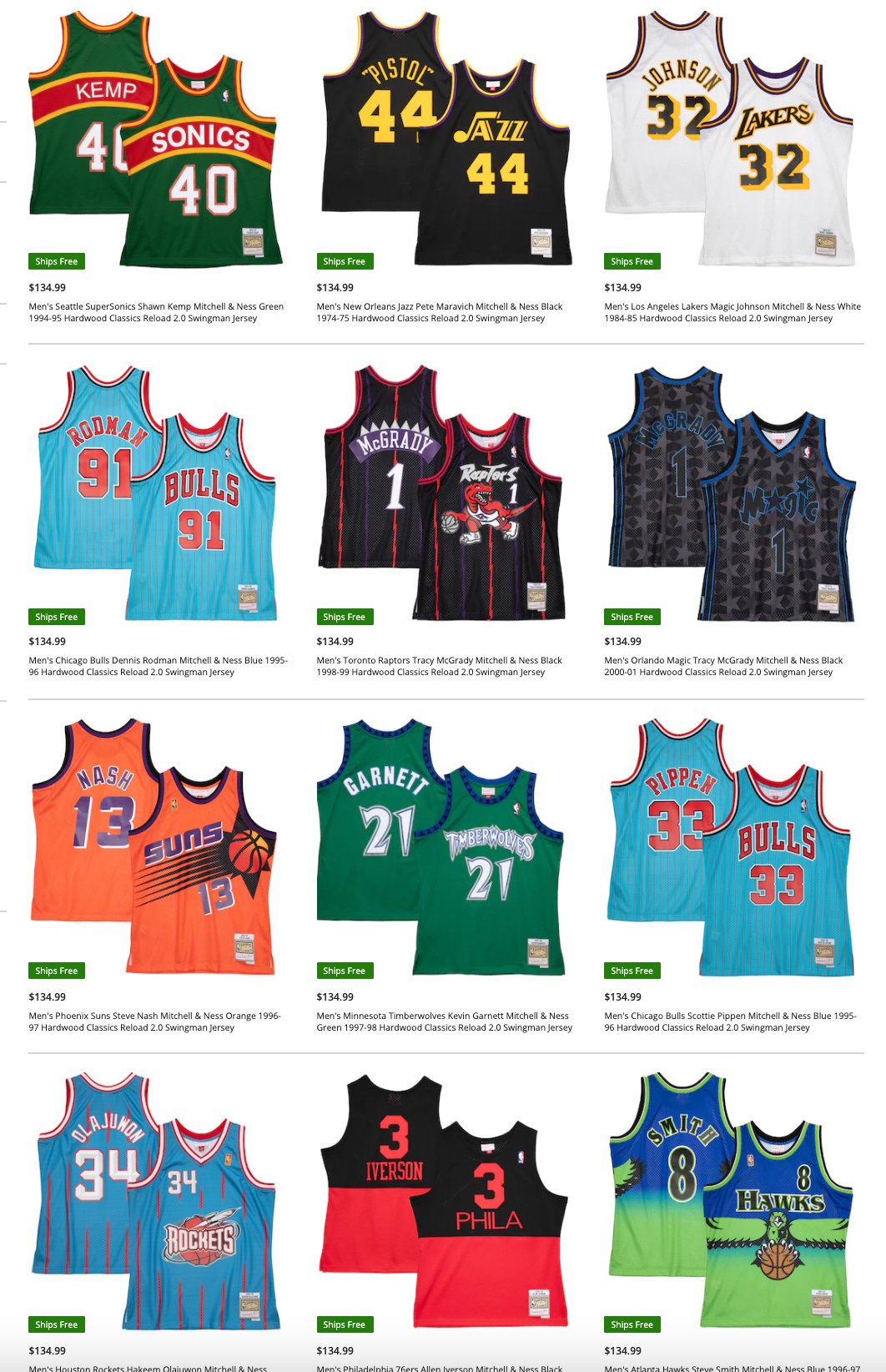 Men's Mitchell & Ness Green Chicago Bulls Hardwood Classics Reload