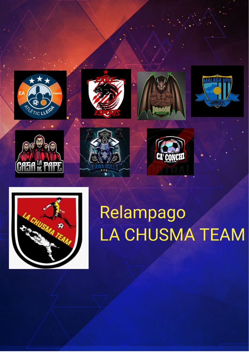 Esta noche estaremos dándolo  todo en el Torneo relámpago organizado por <a href="/team_chusma/">La Chusma Team</a>.
Suerte a todos los equipos. 💪💪
<a href="/ikawa_esport/">iKawa eSport</a> 
#IKAWABULLS
