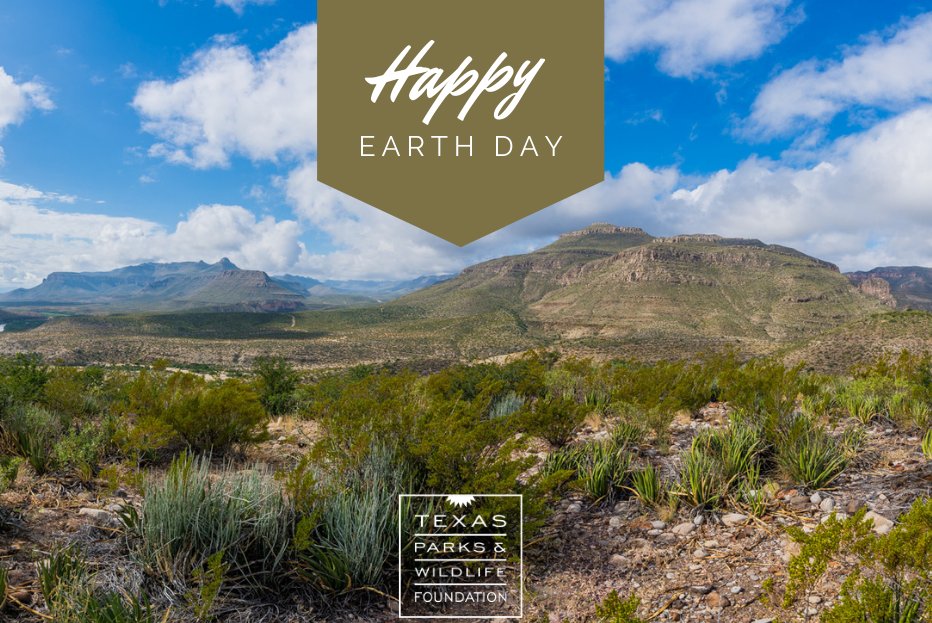 TPWFoundation's tweet photo. Happy #EarthDay! We appreciate everything you do to support and conserve the wild things and wild places of Texas! How are you celebrating today?
#WeWillNotBeTamed #LiveAmongtheWild #JointheWildLife #TexasParksandWildlife #TexasFisheries #WildAnimalsofTexas #TexasWildlife https://t.co/xR9lbGr7va