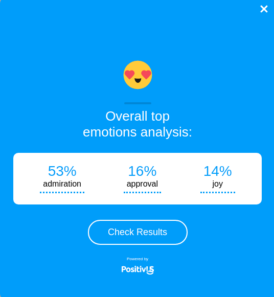 When I got involved with deep learning 4 years ago my thoughts were "wow! this can really change the world!" 

Today I'm really happy to announce the release of PositivUS, a great tool to create positive communication 

linkedin.com/posts/georgest… 

Positivus.io <a href="/UsPositiv/">PositivUs</a>