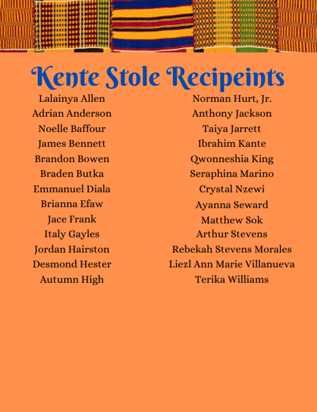 Tomorrow is the 2021 Donning of the Kente Celebration! Tune in to our Facebook Live at 5:00pm to watch all of these amazing recipients receive their award! Congratulations to all for your continued hard work towards a more inclusive society.