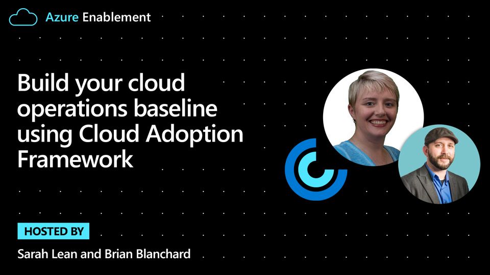 TechieLass's tweet image. I recently had the chance to catch up with @BrianBlanchard, we discussed how to build your cloud operations baseline using the Cloud Adoption Framework for Azure. #AzOps #AzureEnablement 

bit.ly/32zVAXk