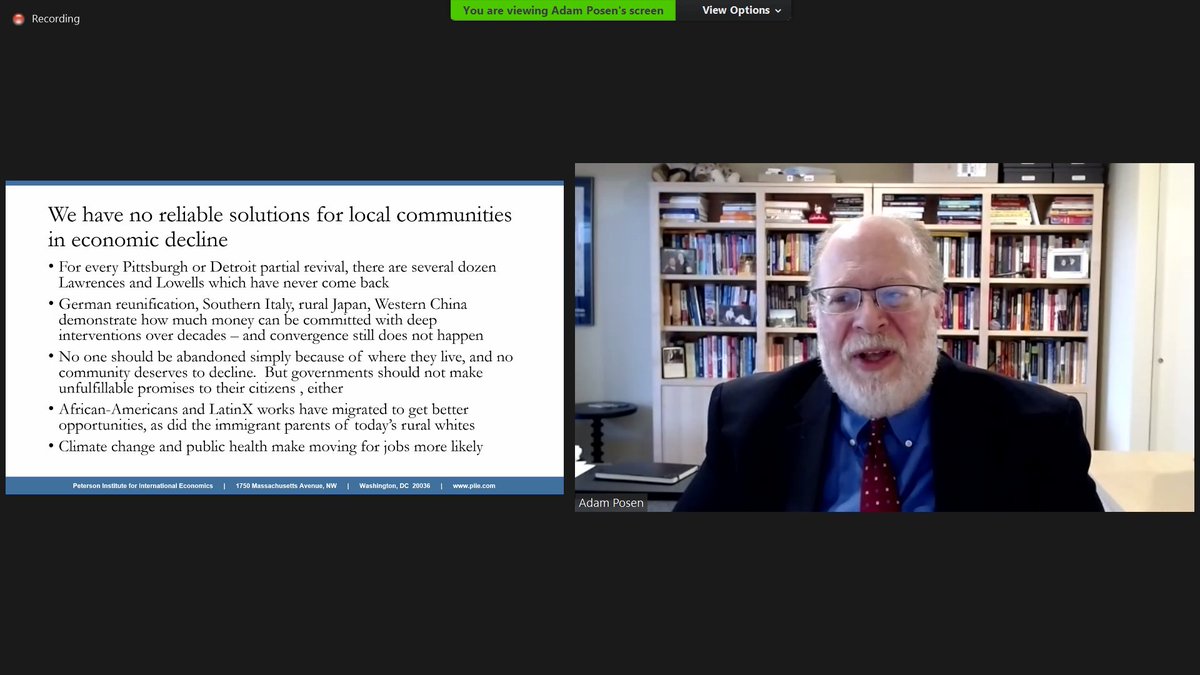 Just as the statement “this is not who we are” in the face of racist violence lets the US off too easily, talk about the US as the most open, competitive, or opportunity-rich economy is self-delusion,  @AdamPosen says.Watch:  https://www.piie.com/events/price-american-economic-nostalgia