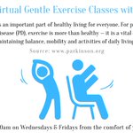 Photo by Jane - Gentle Exercise Classes for Parkinson's (@JaneWExercise)