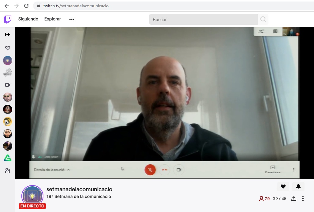 Fer el que ens agrada, no perdre el temps, paciència i honestedat. Has estat molt motivador, <a href="/jordibaste/">Jordi Basté</a>. Gràcies!

Molt bona feina, <a href="/setmanacomudl/">20a Set. Com. UdL</a>! Orgull d'alumnat!!

#18aSetCom #EstatDeCreativitat