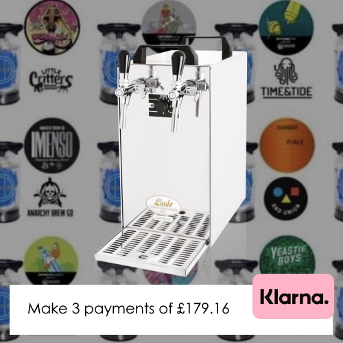 Get the Lindr 40/K twin tap draught keg dispenser for £537.50 plus VAT. Make 3 payments of £179.16 over 3 months when you pay using Klarna.
nationalmobilebars.co.uk/col.../lindr-d… #keg #beer #bar #bottleshop #craftbeer #homebar #events