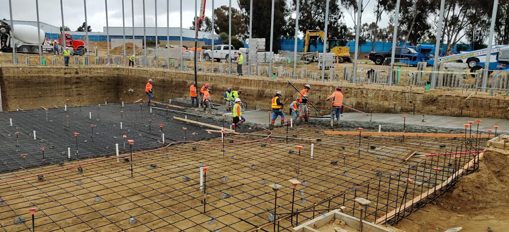 Exciting day at the Stanley Middle School joint-use field and aquatics center!