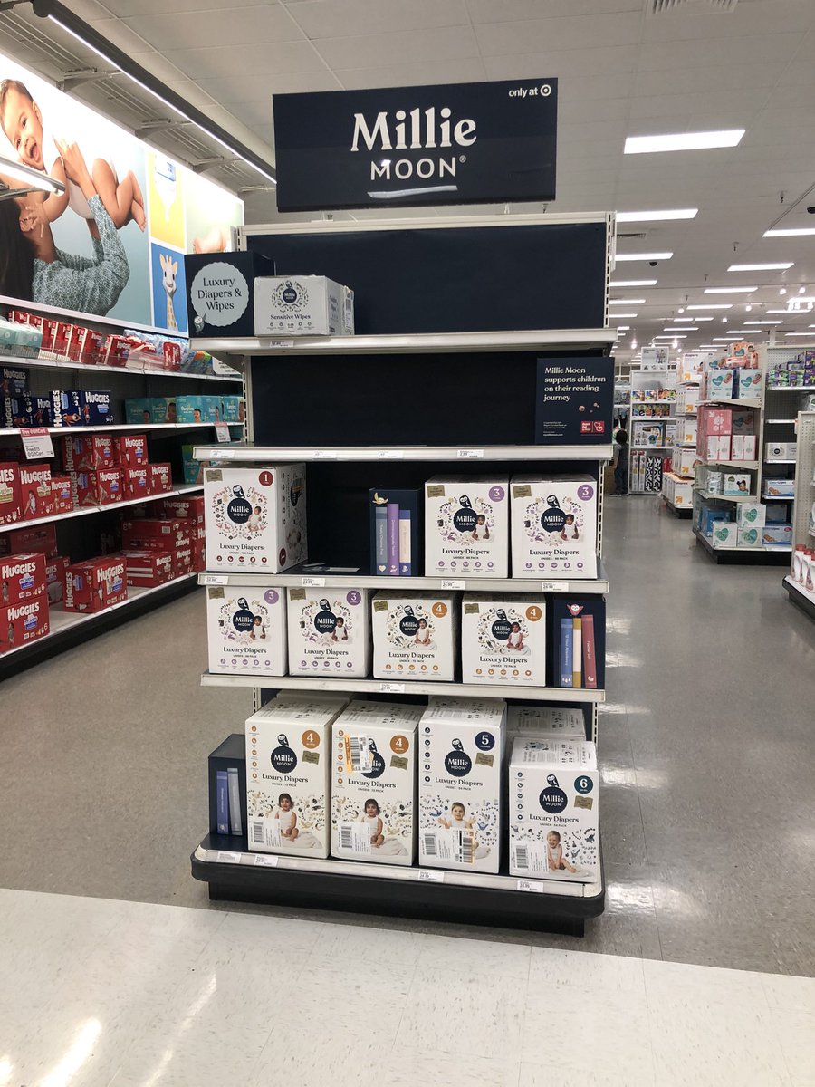 JamezFromTarget's tweet photo. The new #MillieMoon luxury diaper brand is so cute 🤩 @jodijordheim @target #TargetHasStyle #D143HasStyle #T76 https://t.co/Q9eifuEaV5