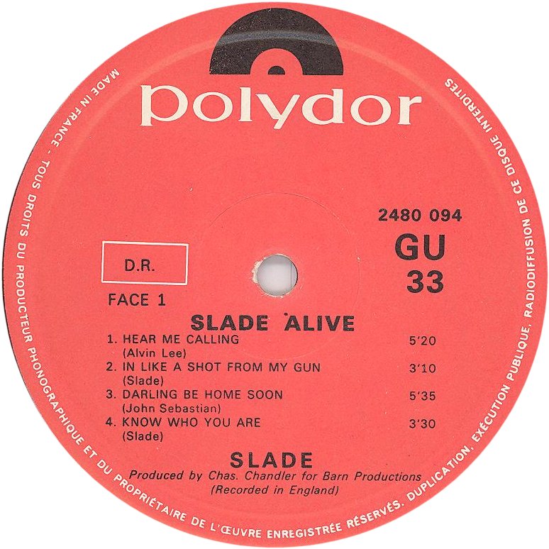 recordsandcds's tweet photo. A nice French "Slade Alive!" with the alternate sleeve https://t.co/sJ8kMseV8E