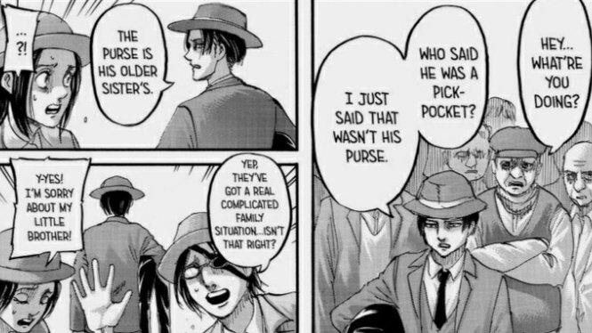 +when levi made a bluff to get ramzi out of trouble, the first one who caught onto his plan was hanji.