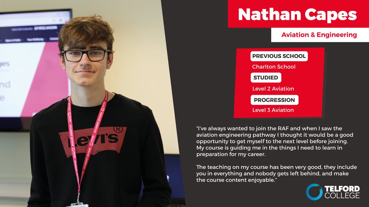 ✨Find out where these previous <a href="/charlton_school/">Charlton School</a> students are now ✨ 

At Telford College you can #BeWhoYouWantToBe