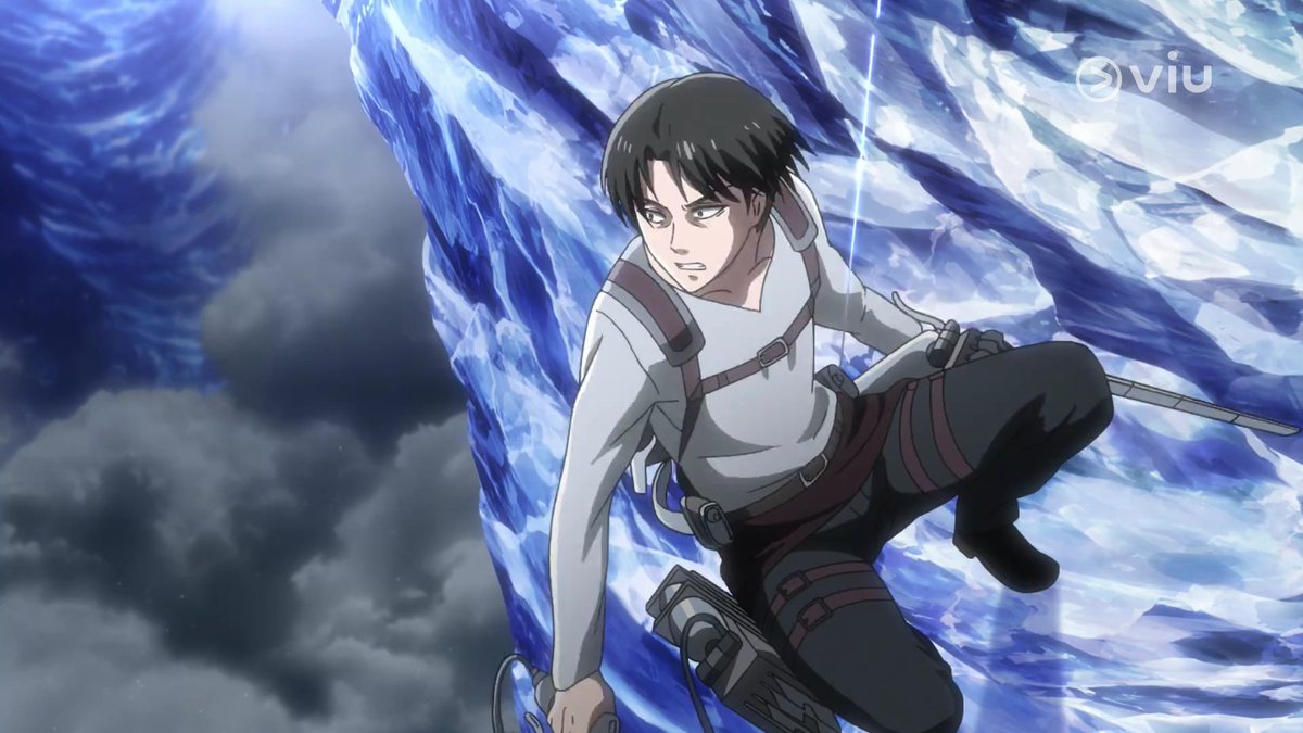 +the look of fear and anger in levi's eyes when hanji was thrown against a pillar.
