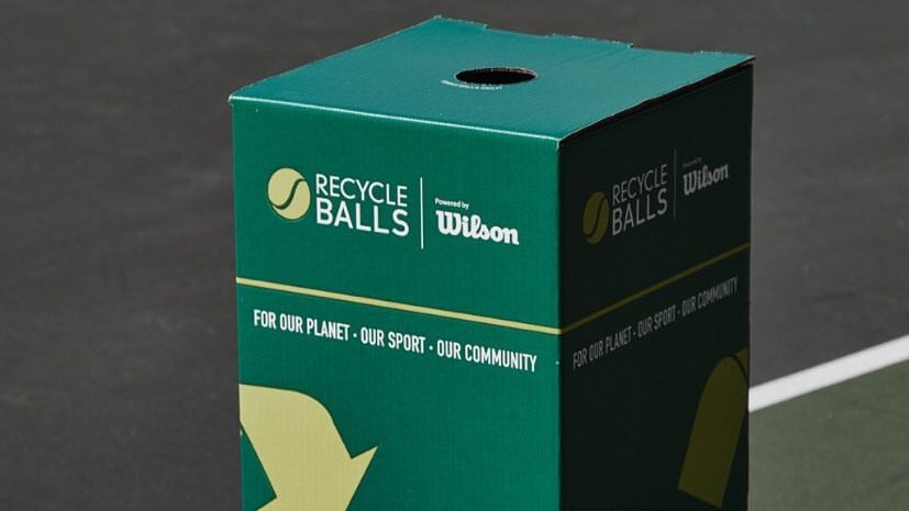 WilsonBrOficial's tweet photo. Uma parceria com a Recycleballs para coletar, reutilizar e reciclar 5 milhões de bolas de tênis https://t.co/vQ3FfbPbWW