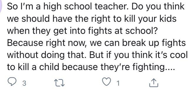 Badass teachers weighing in.