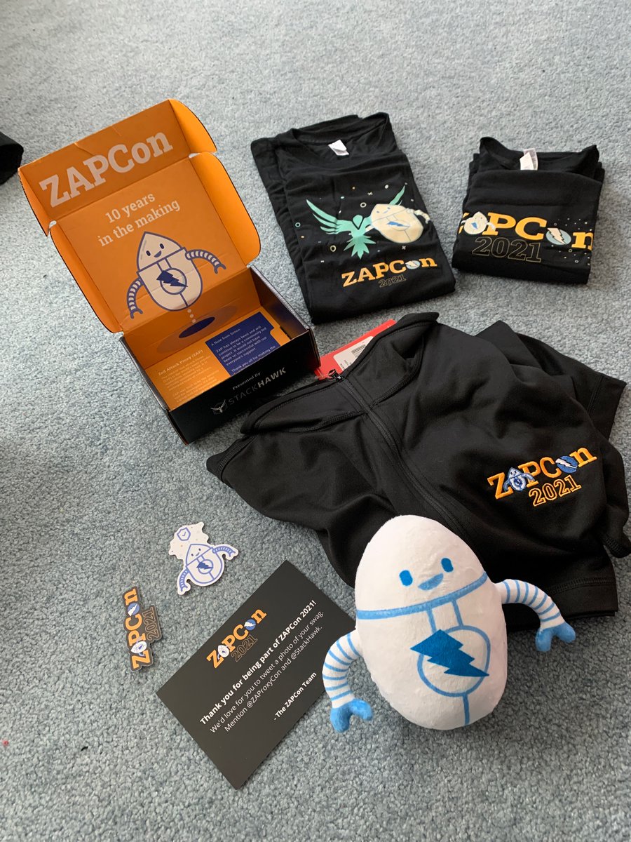 kingthorin_rm's tweet image. Thanks @ZAProxyCon &amp;amp;  @StackHawk !
#zaproxy