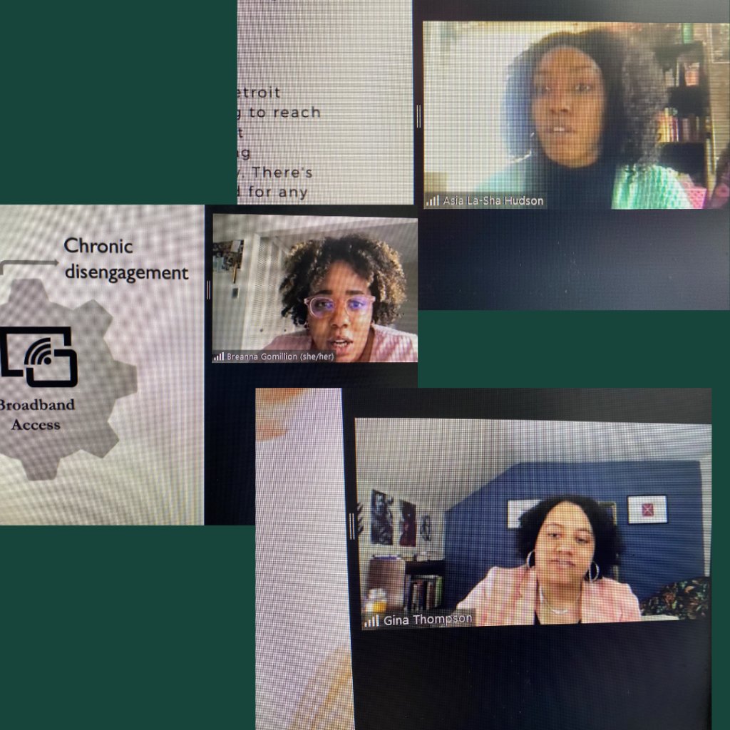 MSU_poli_sci's tweet photo. Congratulations to the three Master of Public Policy students who presented their Capstone Research Projects - Asia Hudson, Breanna Gomillion and Gina Thompson! We are proud of all of you and know you will go on to do great things!
#MSUSocialScience #YesPLS @msu_mpp https://t.co/hHZdX4jPVX