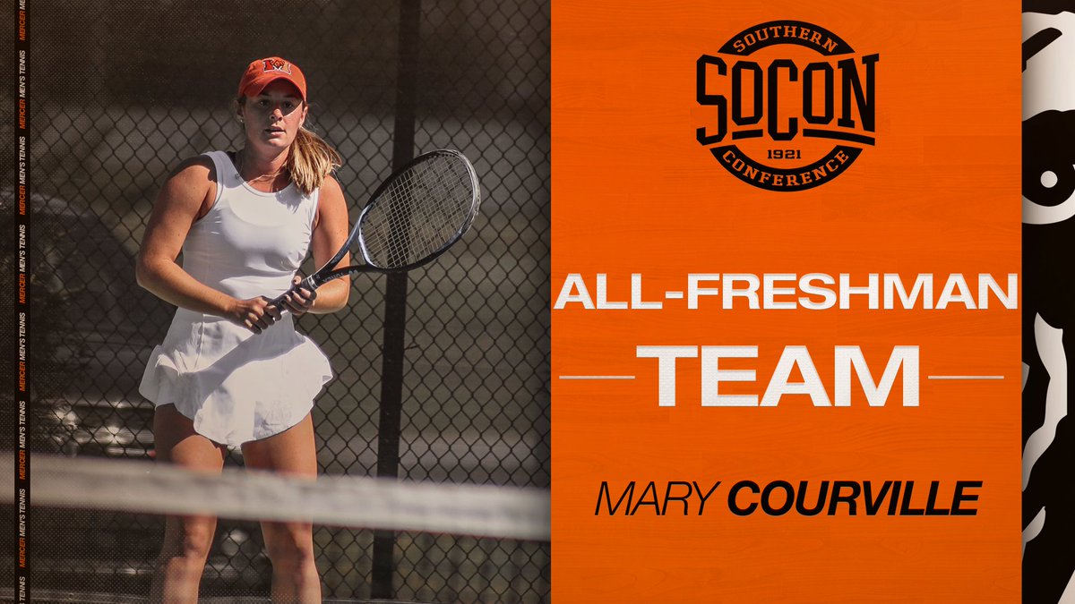 MercerWTennis's tweet photo. Mary Courville Named To SoCon All-Freshman Team!

📰➡ https://t.co/DuIT5LNI7T

#RoarTogether https://t.co/Vtsckz6ehk