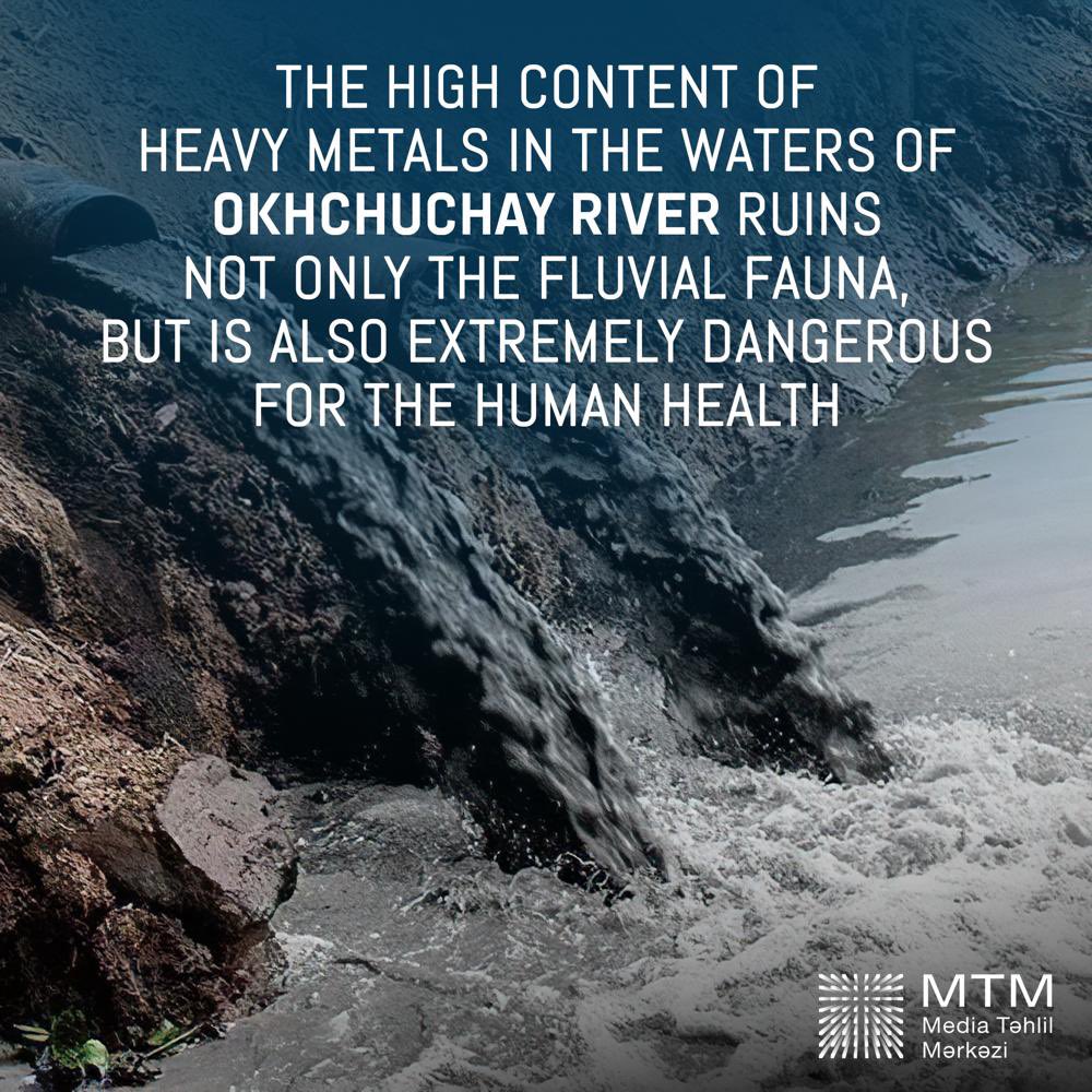 VuqarAliyevDGK's tweet photo. #Armenia «kills» the rivers flowing to #Azerbaijan – the heavy metals content is going off the scale. Armenia, from where the majority of rivers flow into the territories of Azerbaijan haven't joined the #HelsinkiConvention on Transboundary Watercourses. #Ecoterror #Ecocide @UNEP https://t.co/LC06tvbexX