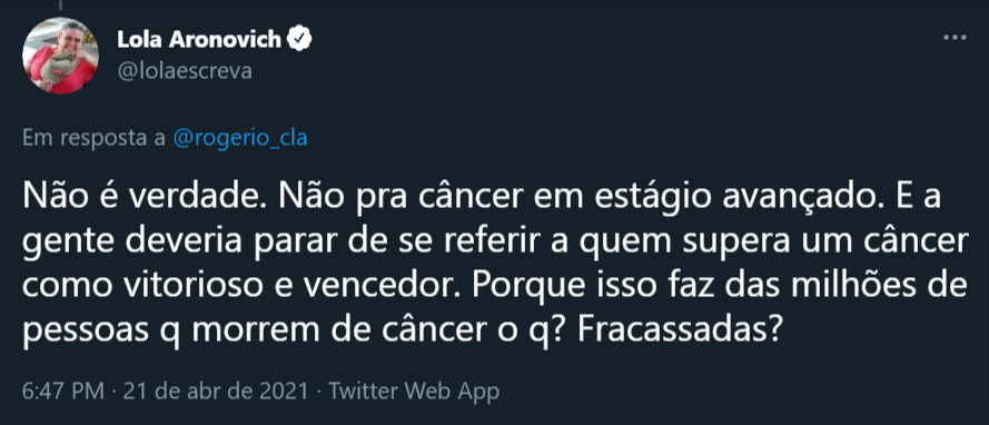 DaniloGentili's tweet photo. Por favor, não elogiem mais quem venceu o câncer. Isso é racismo estrutural ou alguma coisa assim. https://t.co/wTli7m5Bqs