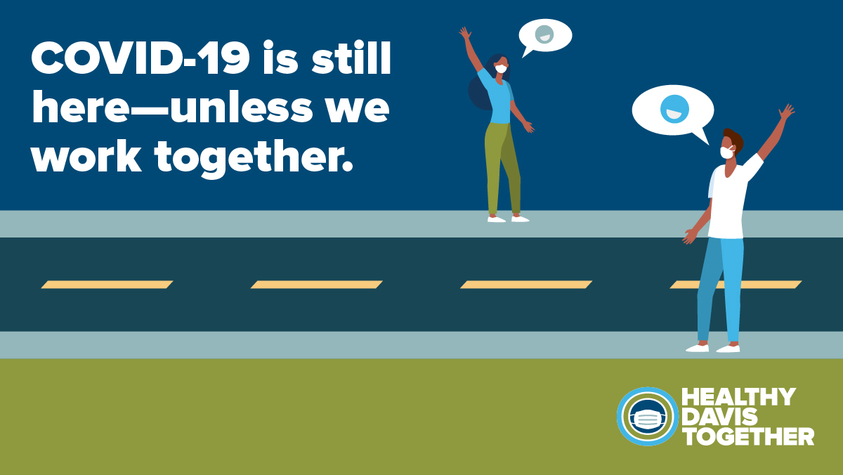 HealthyDavis's tweet photo. We all have a part to play in slowing the spread of COVID-19. Getting tested twice a week, wearing a mask, washing your hands, social distancing, and getting vaccinated when it’s available are all ways to do that. Schedule now at https://t.co/bTRTmSSXCv https://t.co/mBjbHcKrUz