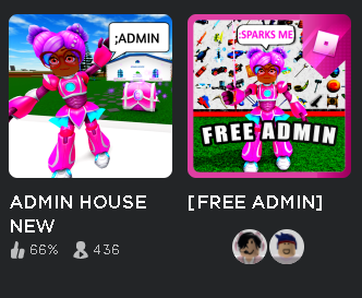 Glitch On Twitter Roblox Basically Wants Spark To Win At This Point The Admin House Game Is Just Way Too Easy You Just Have To Walk Over A Chest And You - roblox games admin house