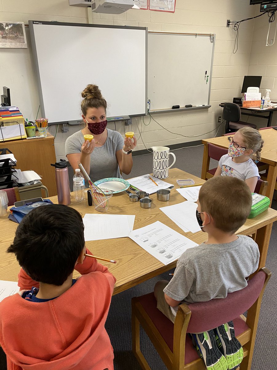 Check out this kindergarten enrichment group that worked to build understanding of fractions by connecting math concepts to real life experiences!  <a href="/NewHanoverCoSch/">New Hanover County Schools</a> <a href="/foustc/">Charles Foust, Ed.D</a> #NHCSLeadingTheWay #NHCSchat