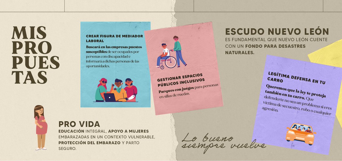 CeciRobledoNL's tweet photo. 👉🏼💙Durante estos 49 días de campaña he tenido la oportunidad de escuchar a gran parte de los vecinos del #Distrito04 y juntos, en equipo, logramos crear estas propuestas que están basadas en sus necesidades.
#LoBuenoSiempreVuelve https://t.co/B7xOEZwEiq