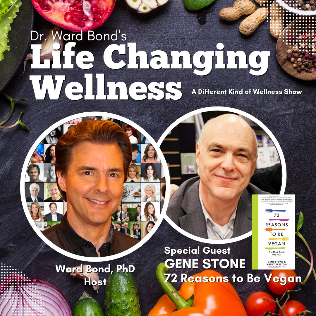 DrWardBondTV's tweet photo. 72 Reasons to be Vegan by @Genestone & @kathyfreston - We discuss the many reasons to consider going vegan. Very enlightening! https://t.co/MzpWWOehB1 #vegan #veganism #veganlife #wellness #lifechangingwellness #eathealthy https://t.co/9TZLg6peNP