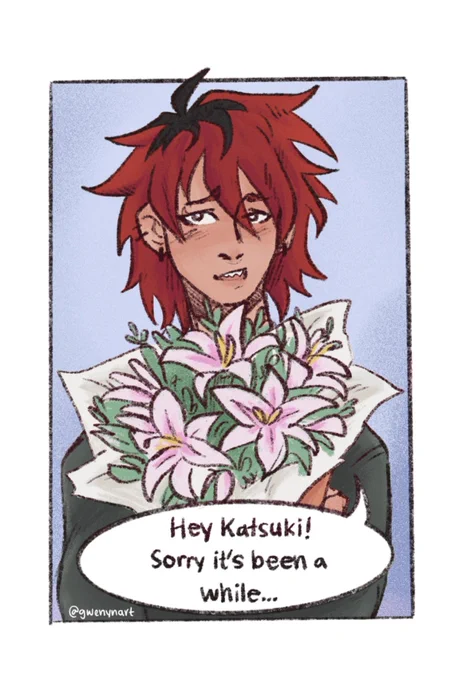 day 2 - flowers ❤️🧡 (1/2)

#KiriBakuWeek2021 #kiribaku 