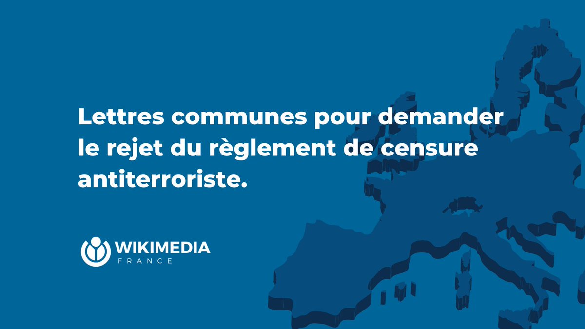 Wikimédia France appelle @europarl_Fr à voter NON contre la proposition de règlement sur les contenus terroristes en ligne.

#TERREG #SaveYourInternet 

➡️ wikimedia.fr/wikimedia-fran…