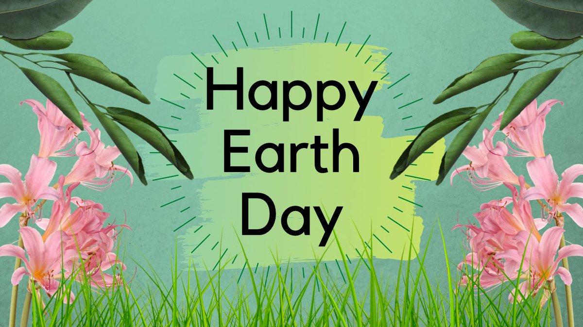 CoreKaylao's tweet photo. Happy Earth Day! 😊 
Today marks the 51st anniversary of Earth Day 🌱 🌎 
@SaraLMarino https://t.co/fXESD2sRq2