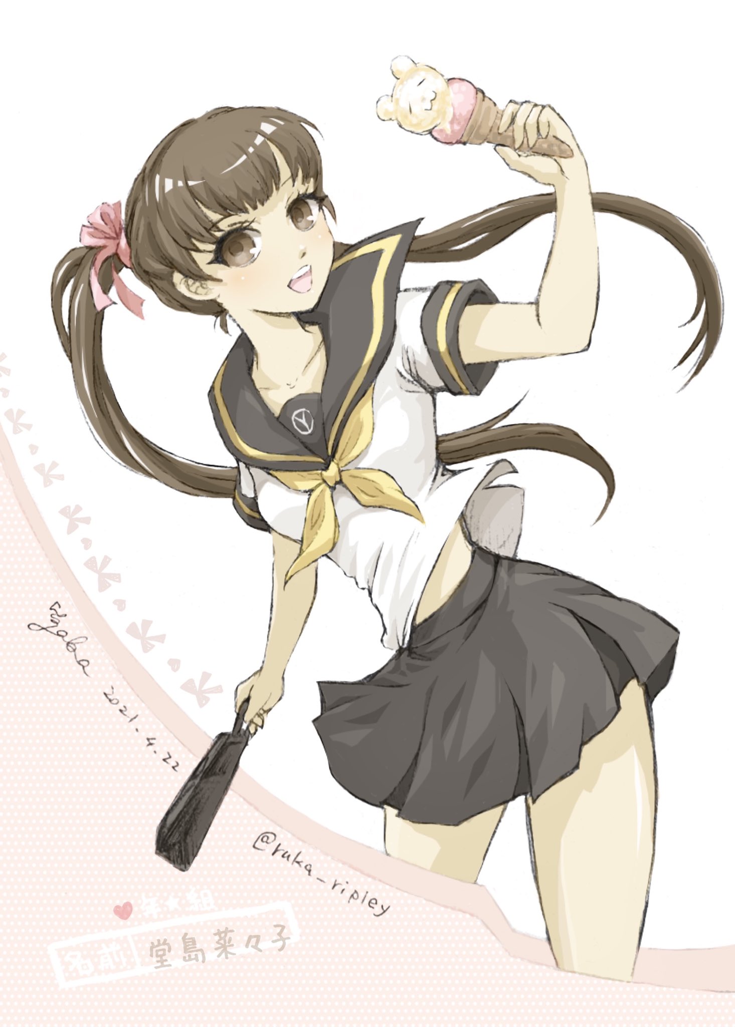 ルカ リプリー Jk菜々子ちゃん2 堂島菜々子 ペルソナ4 T Co Xrgjsspsud Twitter