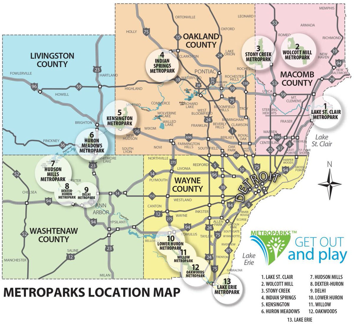 Happy Earth Day! I'm gonna do a little dive into our Huron-Clinton Metropark system. It's one of the most overlooked and successful conservation efforts in our area, one of our better examples of regionalism, and another example of environmental racism re: park access