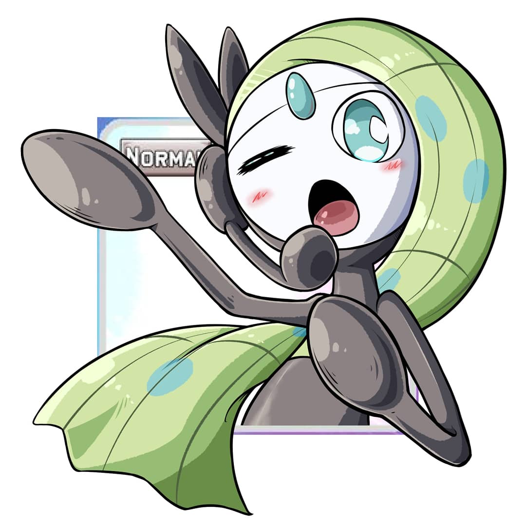 Meloetta  Dessin pokemon, Pokemon personnage, Pokemon art