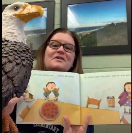 Principal Soneira and our friend Premier read "Give me Half" to our students today during Literacy Engage. Is this half? How do you know? <a href="/AACPS_PK5Math/">AACPS PK-5 Math</a> <a href="/AACountySchools/">AACPS</a> <a href="/GermantownES/">GermantownElementary</a> <a href="/TitleIAACPS/">Title I AACPS</a> <a href="/gfletchy/">Graham Fletcher</a> #mathliterature #fletchyfractioncards #AACPSAwesome