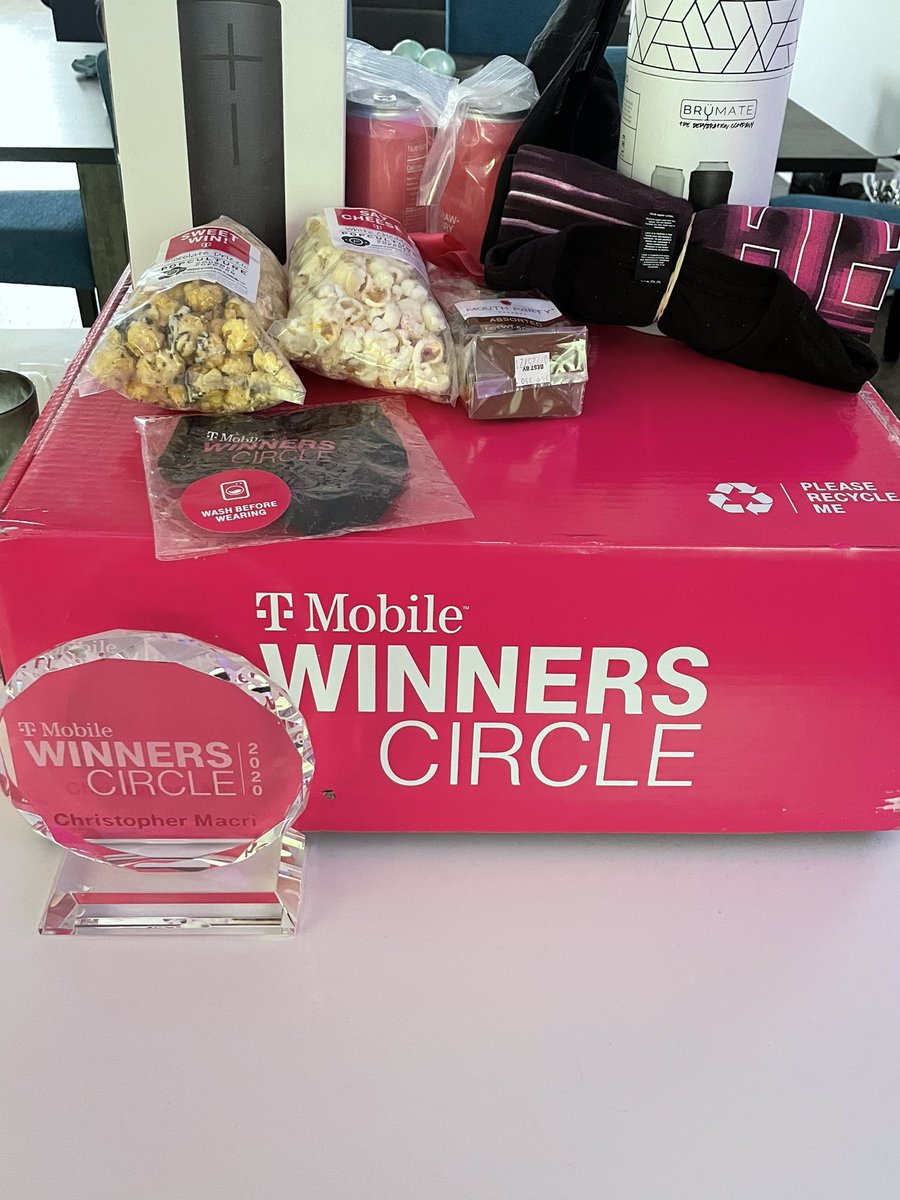 Thank you <a href="/TMobile/">T-Mobile</a> for such a lovely gift box…and even more thankful to the wonderful group of people I work with that made this possible! #grateful #wc21