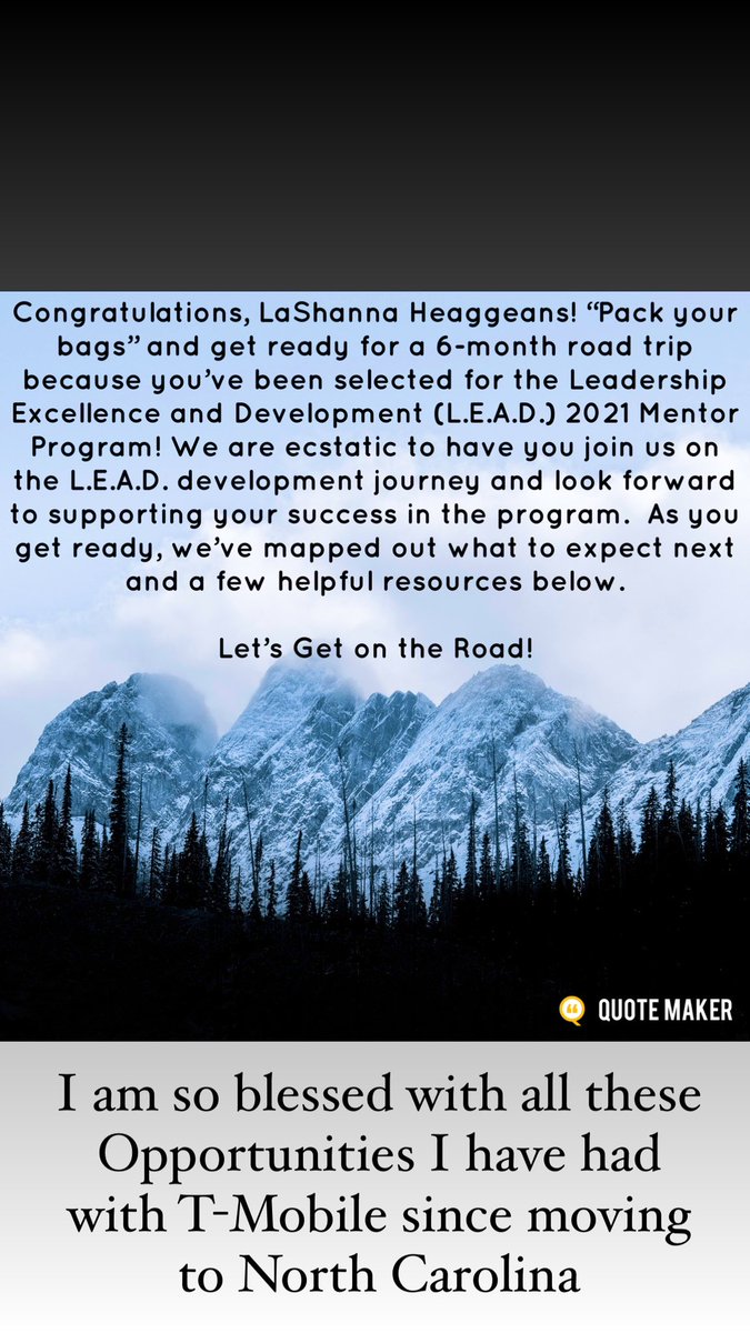 MagentaSha08's tweet photo. It’s only up from here so excited at all the doors opening for me @_LindaLarsen @AdkinsJovon @tglover187 https://t.co/1wtoHLIHV0
