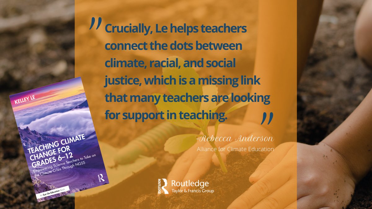 Celebrate #EarthDay by empowering students to be agents of change in their communities. 
Discover more: tinyurl.com/6ff5h3aa
🌻🦋🌱
@DrKelleyLe
#ScienceEduc #ClimateChange #EcoJustice