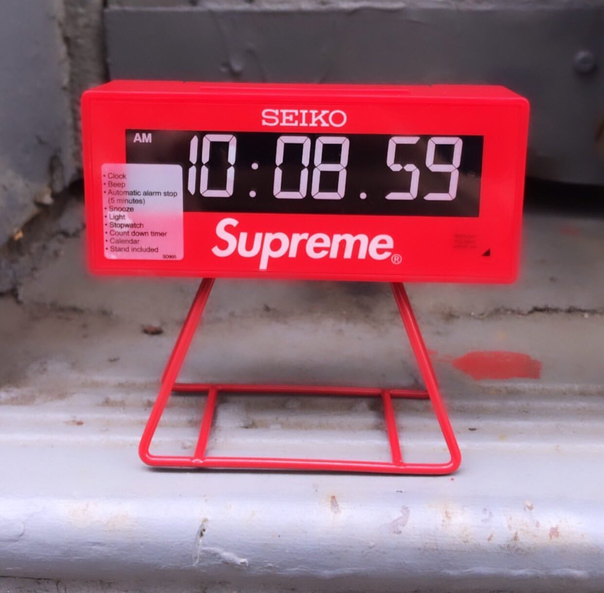 Supreme Seiko Marathon Clock