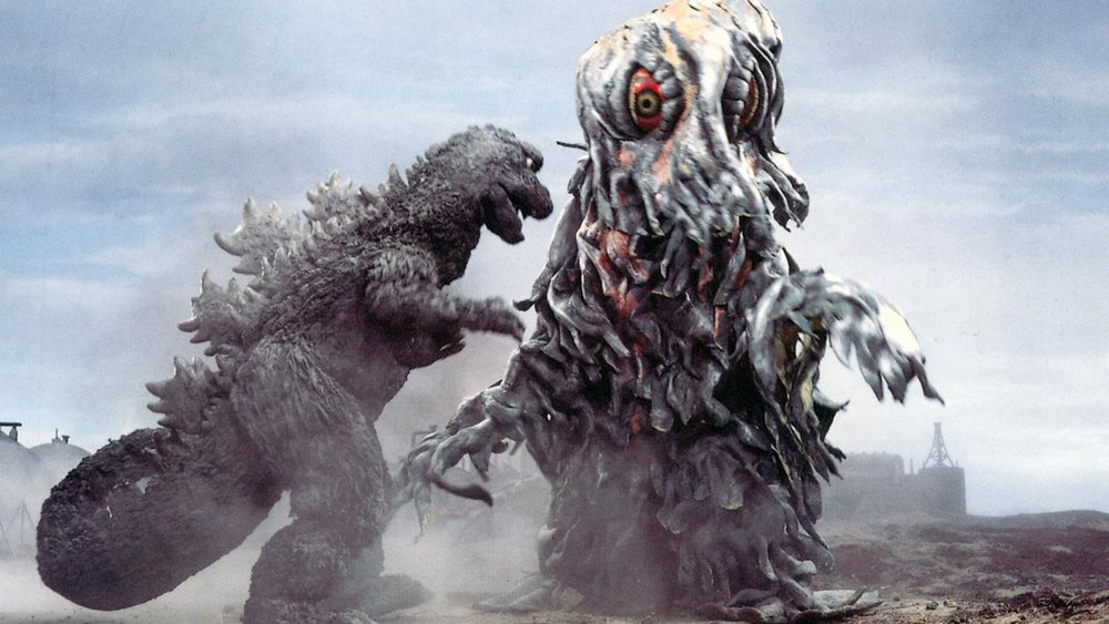 Remember when Godzilla fought pollution? Movie still from Godzilla vs. Hedorah - Twitter