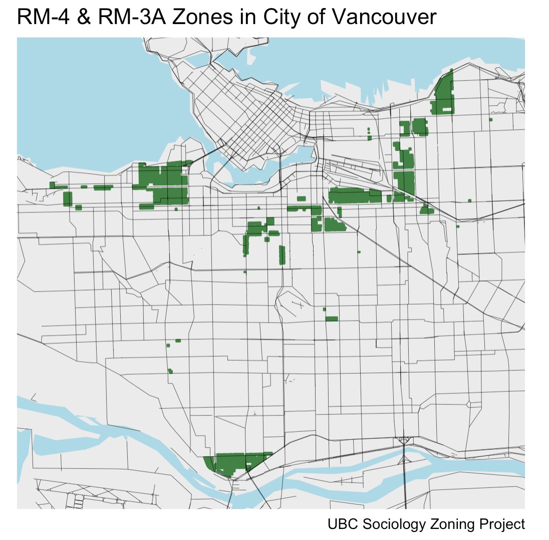 FEATURED ZONES: Multifamily residential zones RM-4 and RM-3A were amended this week to allow for six-storey social housing projects. Check it out here: zoning.sociology.ubc.ca/2021/04/22/fea…
