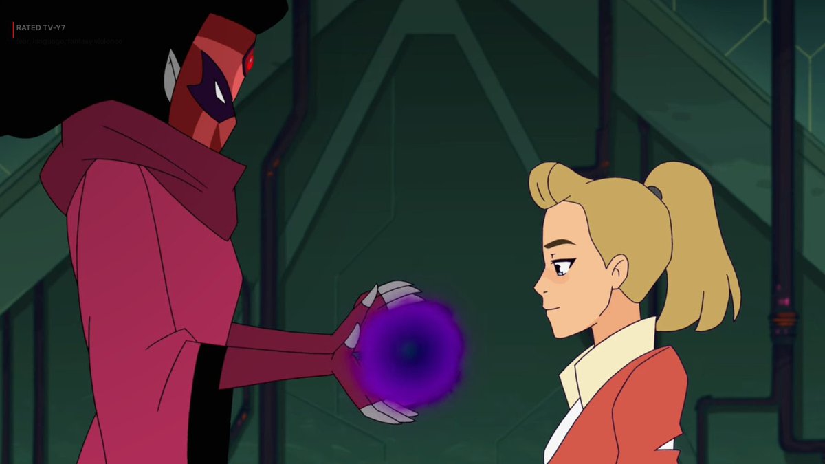 So let's begin with Adora. I know many don't think of Adora as having a "redemption" arc but she was apart of the Horde, the enemy, and has to go through a trial of proving herself not only to Bow and Glimmer but to Angella and the Rebellion as a whole.