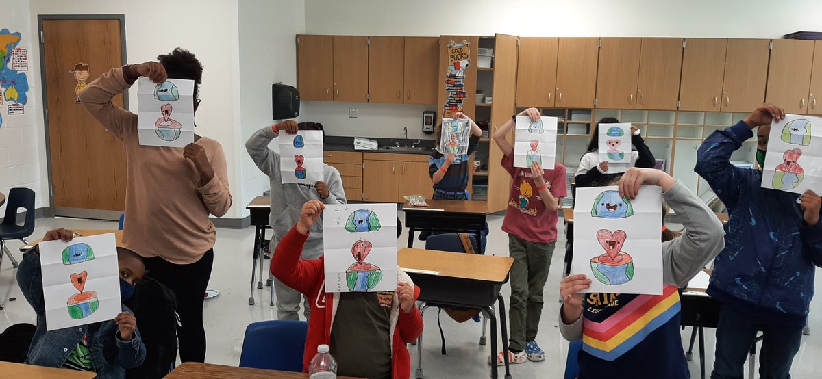 trinivieruel's tweet image. Earth day 2021 in 2nd Grade #ElonElementary #teachingSDGs @ParticipateLng #unitingourworld @MicheleMacumber @DavernJack