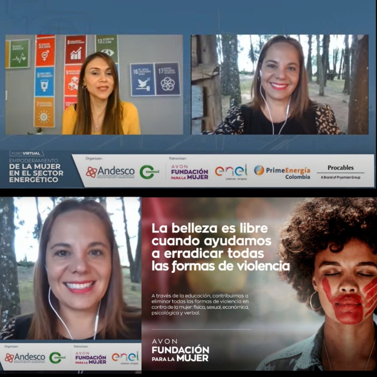 paolaruedalopez's tweet photo. Generando reflexiones potentes para avanzar en Equidad de Género.
Haciendo equipo con #FundaciónAvon en Foro Andesco

@Andesco1 @CC_Energia @CodensaEnergia #PrimeEnergia #procables https://t.co/m25P9KsaZZ