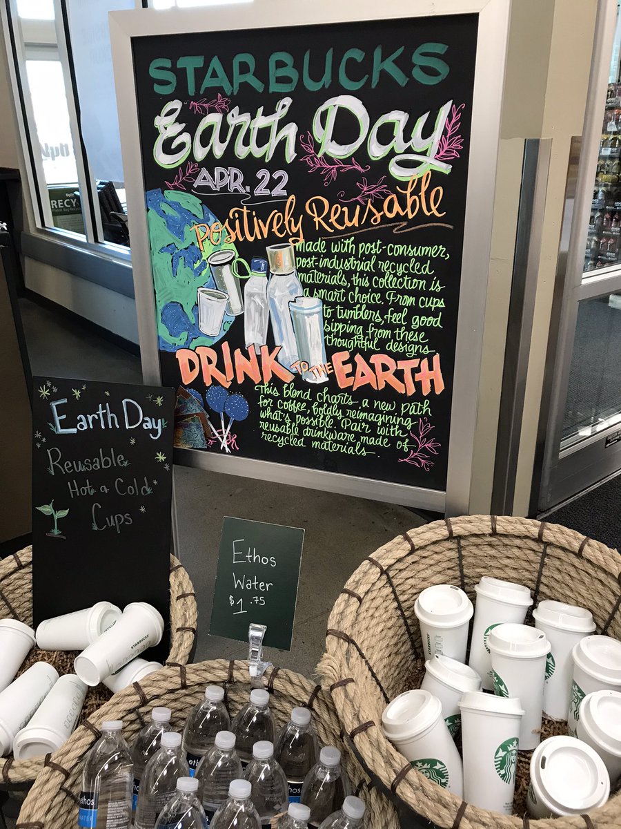 Celebrating Earth Day at Hy-Vee Lakeville kiosk today!