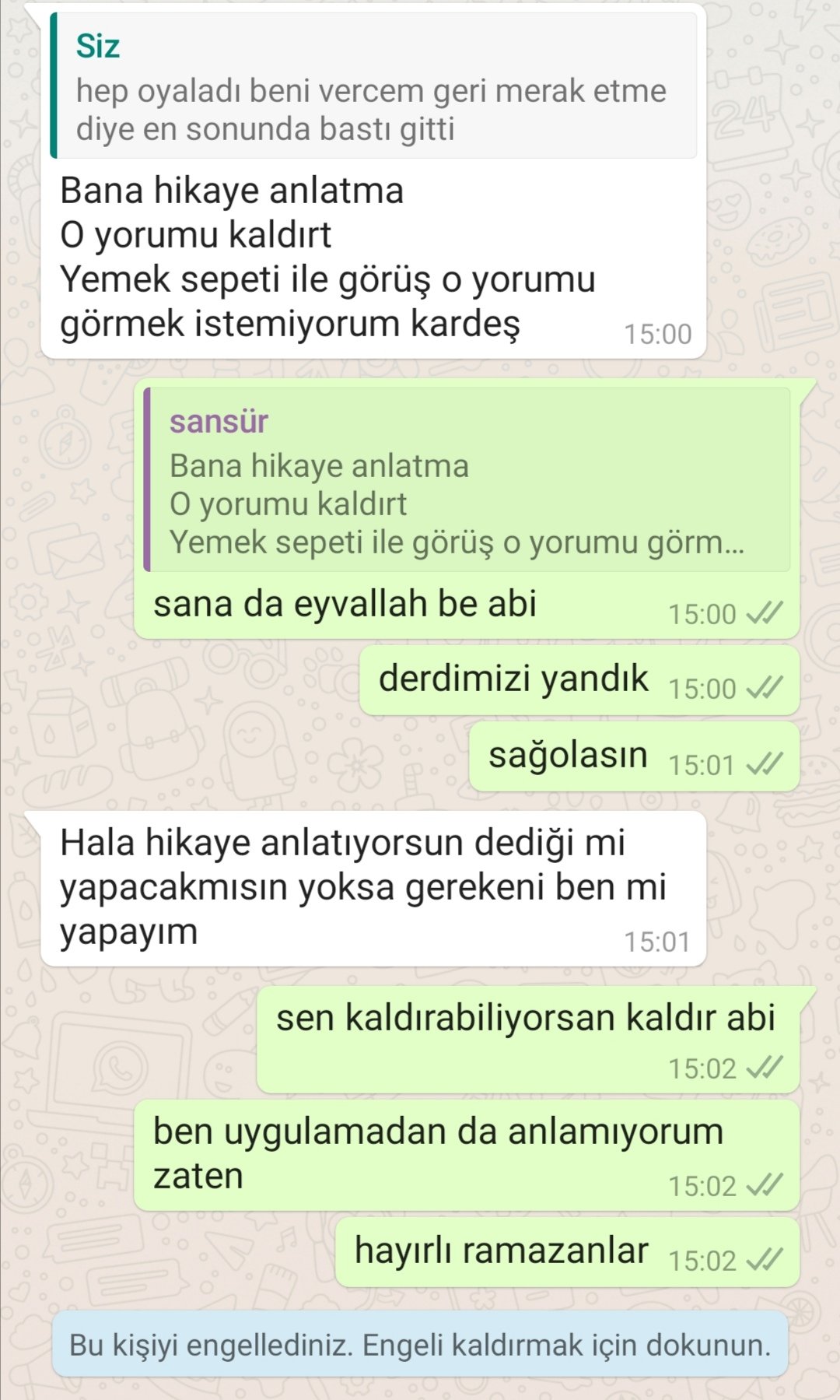 yemek sepeti telefon 444