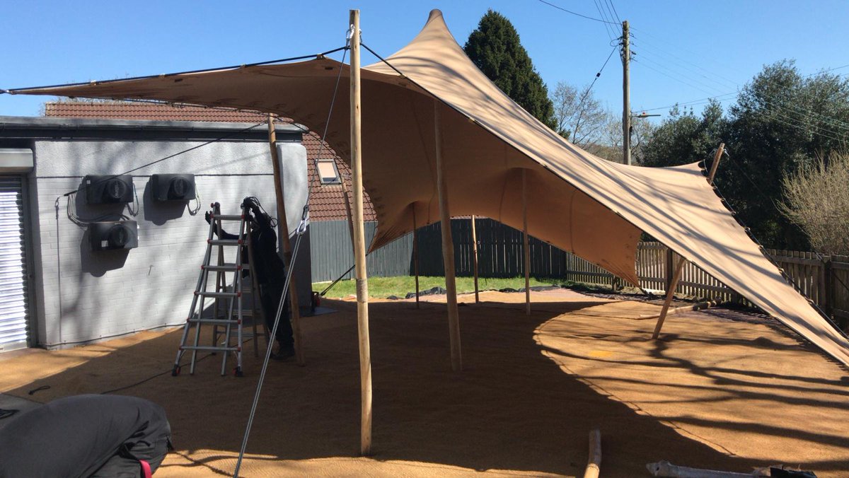 The new outdoor temporary space coming on nicely ready for mondays opening. Get in touch to book a table 02920 882952 or DM <a href="/laurasianwills/">Laura Williams</a> <a href="/DafJon9/">Dafydd Jonathan</a> <a href="/AlgyFord9/">Alun ford</a> <a href="/truddan45/">Danny Lloyd</a> <a href="/StarsRacing/">Stars Sports Racing</a> <a href="/PhilYogi/">Phil Y</a> <a href="/flipflops102/">Andy Phillips</a> <a href="/JonnyMillRoad/">Johnny Millroad</a>