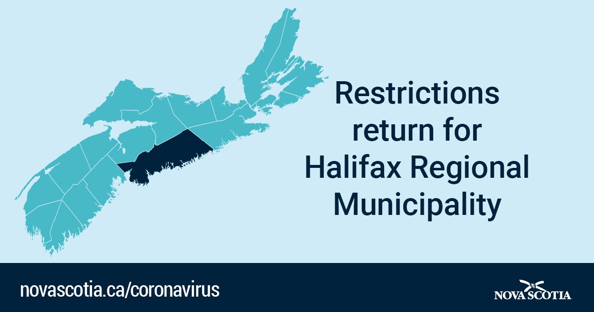 Restrictions Return for Halifax Regional Municipality novascotia.ca/news/release/?…